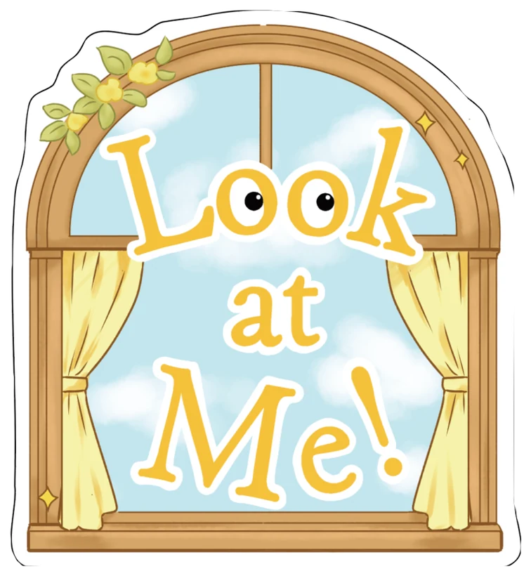 フレークシール：Look at Me！
